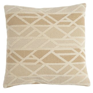 Light en Living Kussen 45x45 cm FULDOS beige+crème veren gevuld