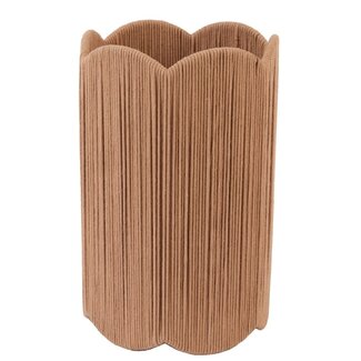 Light en Living Kap Ø30x40 cm SIVA oud roze-terra