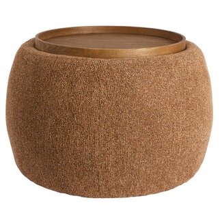 Light en Living Salontafel Ø70x47 cm RASHANA bruin-terra