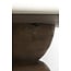 Light & Living Eettafel Ø120x76 cm SOY marmer zand+mango hout choco bruin
