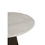 Light & Living Eettafel Ø120x76 cm SOY marmer zand+mango hout choco bruin