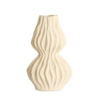 Light en Living Vaas deco Ø19x31,5 cm VANIA keramiek crème