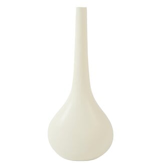 Light & Living Vaas deco 24,5x16,5x55 cm LINETA wit