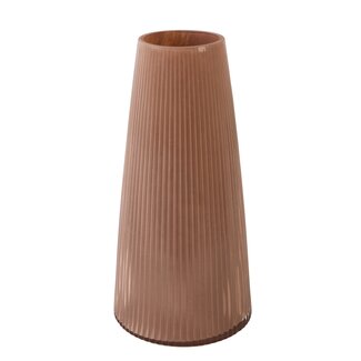 Light en Living Vaas Ø15x29,5 cm FARENZO glas oud roze