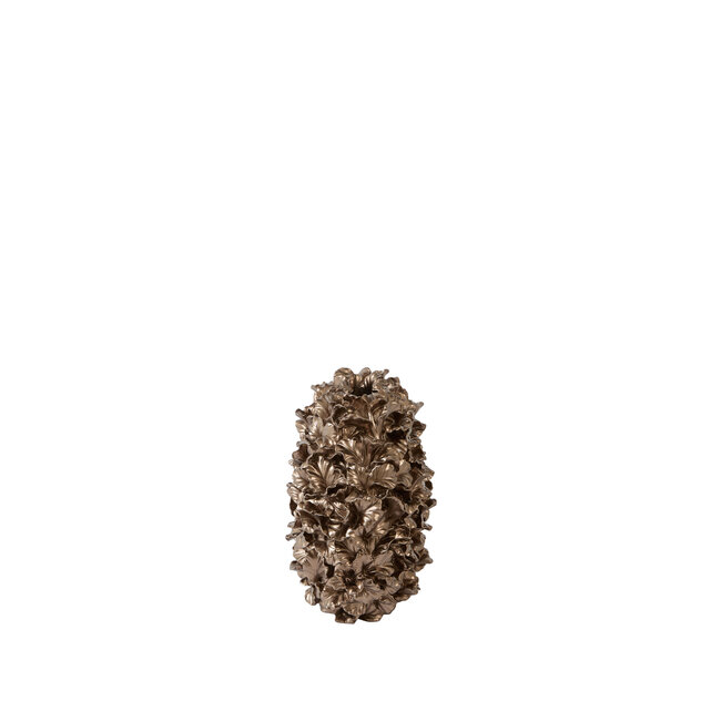 Light & Living Vaas deco 33,5x19x28,5 cm VELINA bruin-brons