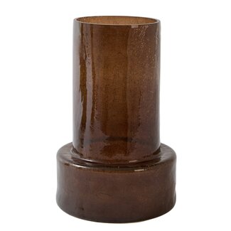 Light en Living Vaas Ø17,5x27,5 cm BORANDO glas donker bruin