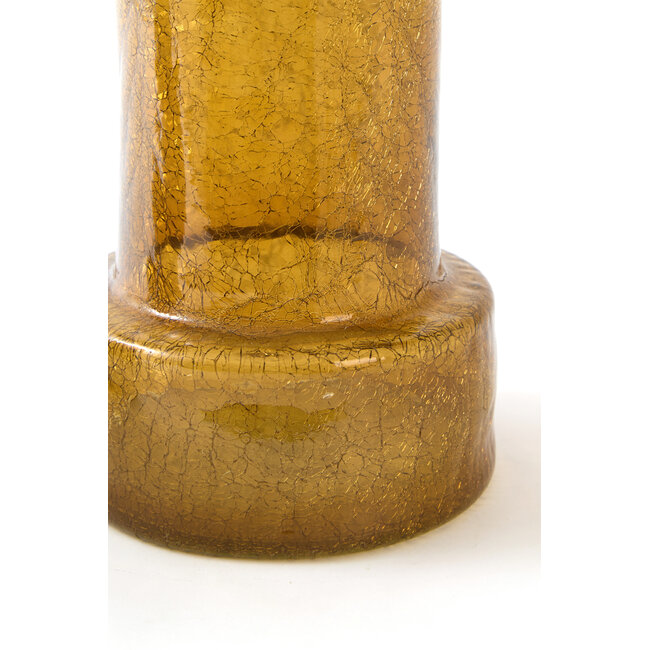 Light & Living Vaas Ø17,5x27,5 cm BORANDO glas amber