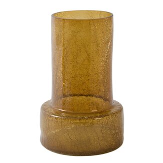 Light en Living Vaas Ø17,5x27,5 cm BORANDO glas amber