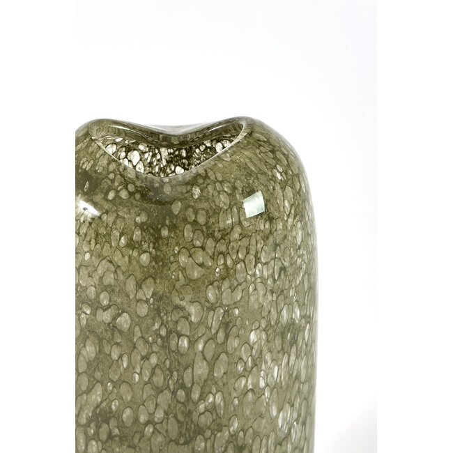 Light & Living Vaas 17,5x12,5x31,5 cm SYLMA glas groen