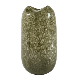 Light en Living Vaas 17,5x12,5x31,5 cm SYLMA glas groen