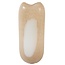 Light & Living Vaas 16x12,5x36,5 cm SYLMA glas beige+crème