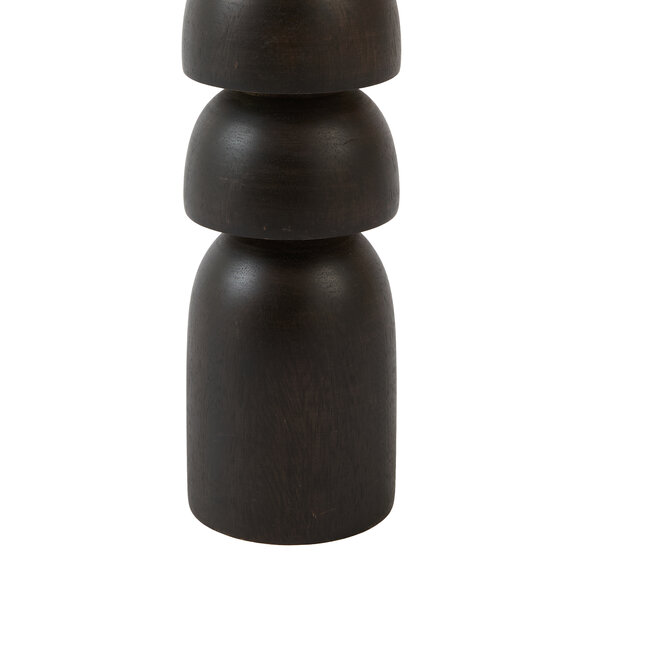 Light & Living Kandelaar Ø7,5x28 cm CAZORLA hout chocolade bruin