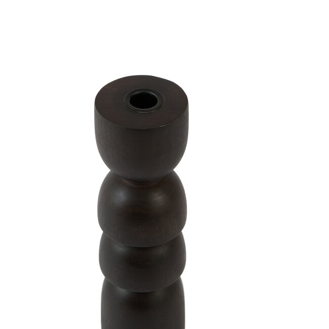 Light & Living Kandelaar Ø7,5x28 cm CAZORLA hout chocolade bruin