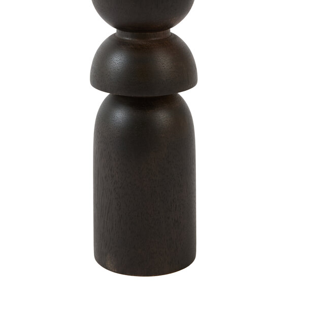 Light & Living Kandelaar Ø7,5x36 cm CAZORLA hout chocolade bruin