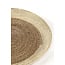 Light & Living Schaal/wandorn S/2 Ø40x4,5+Ø50x6 cm BURICA zeegras nat+crème