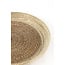 Light & Living Schaal/wandorn S/2 Ø40x4,5+Ø50x6 cm BURICA zeegras nat+crème