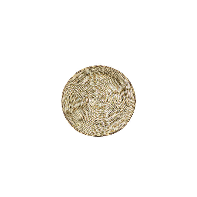 Light & Living Schaal/wandorn S/3 Ø25x3,5+Ø35x6+Ø45x7 cm BURICA zeegras nat