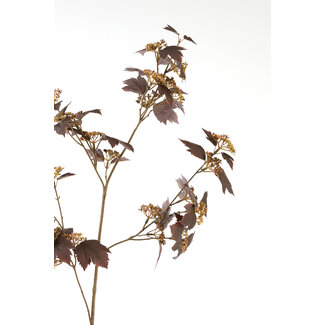 Light en Living Kunstbloem 20x10x110 cm MAPLE bordeaux-donker bruin