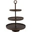 Light & Living Etagère 3 laags Ø32x48 cm LUTEK mat bruin-brons