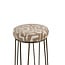 Light & Living Barkruk Ø41x73 cm ALICE groen-grijs+beige+bruin-brons