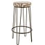 Light & Living Barkruk Ø41x73 cm ALICE groen-grijs+beige+bruin-brons
