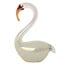 Light & Living Ornament 13x8x20 cm SWAN glas crème