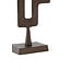Light & Living Ornament op voet 23,5x10x54 cm VEX donker bruin