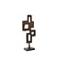 Light & Living Ornament op voet 23,5x10x54 cm VEX donker bruin