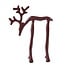 Light & Living Ornament 15x6x20 cm DEER glans bordeaux