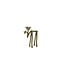 Light & Living Ornament 15x6x20 cm DEER glans olijf groen