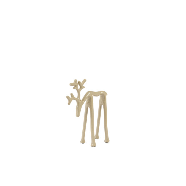 Light & Living Ornament 15x6x20 cm DEER glans zand