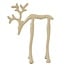 Light & Living Ornament 15x6x20 cm DEER glans zand