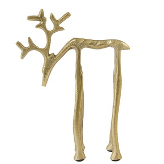 Light en Living Ornament 15x6x20 cm DEER goud