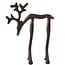 Light & Living Ornament 15x6x20 cm DEER glans aubergine