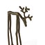 Light & Living Ornament 15x6x25 cm DEER mat bruin-brons