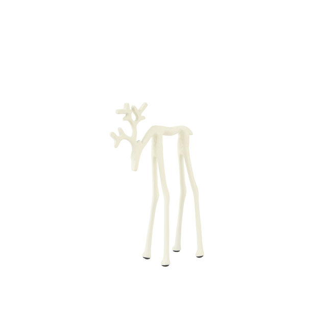 Light & Living Ornament 15x6x25 cm DEER mat crème