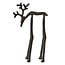 Light & Living Ornament 15x6x25 cm DEER glans bruin-brons