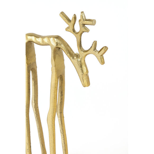 Light & Living Ornament 15x6x25 cm DEER goud