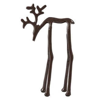 Light en Living Ornament 15x6x25 cm DEER glans aubergine