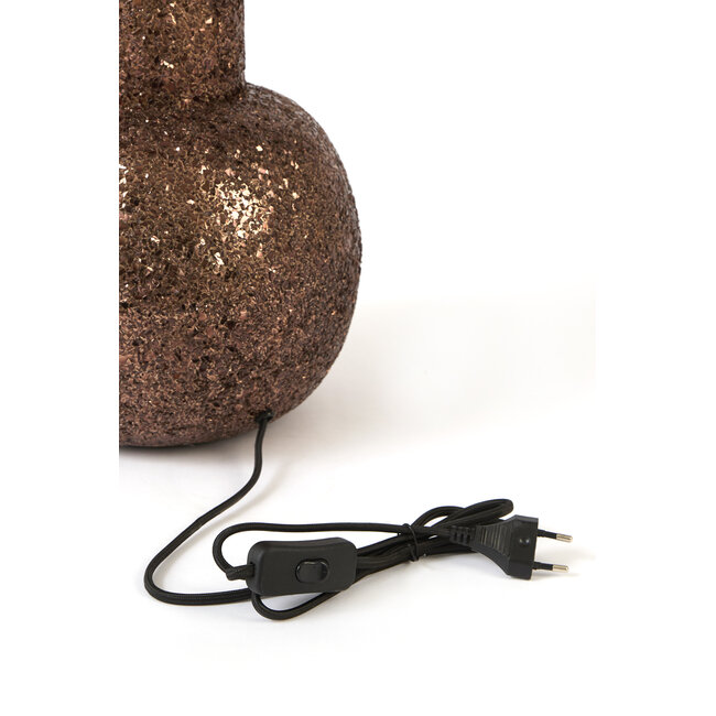 Light & Living Lampvoet Ø26x83 cm BURIRA glitter bruin-brons