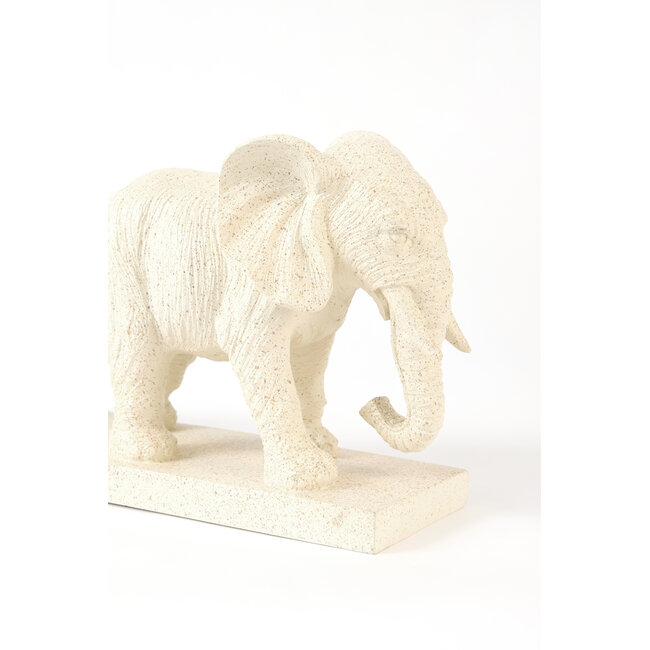 Light & Living Ornament 46x11,5x21,5 cm ELEPHANT zand+goud