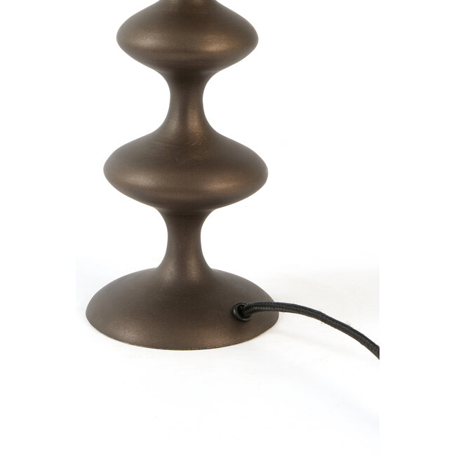 Light & Living Lampvoet Ø11x25 cm VIREEN mat bruin-brons