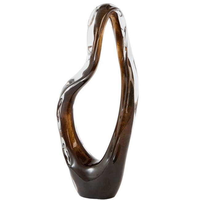 Light & Living Ornament 21x12x50 cm ORGEZA glas donker bruin