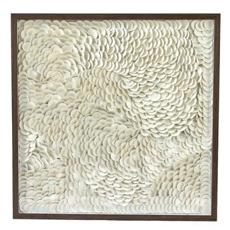 Light & Living Wandornament 80x4x80 cm XELHU crème+donker bruin