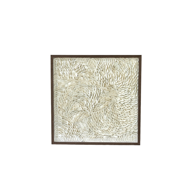 Light & Living Wandornament 80x4x80 cm XELHU crème+donker bruin