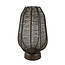 Light & Living Windlicht Ø23x38,5 cm SAMRET mat bruins-brons