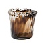 Light & Living Theelicht Ø12x12 cm MYRON glas bruin
