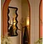 Light en Living Wandlamp E14 15x10x30,5 cm VYANA linnen naturel+donker bruin