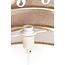Light en Living Wandlamp E14 28x14x19 cm WARIDO linnen naturel