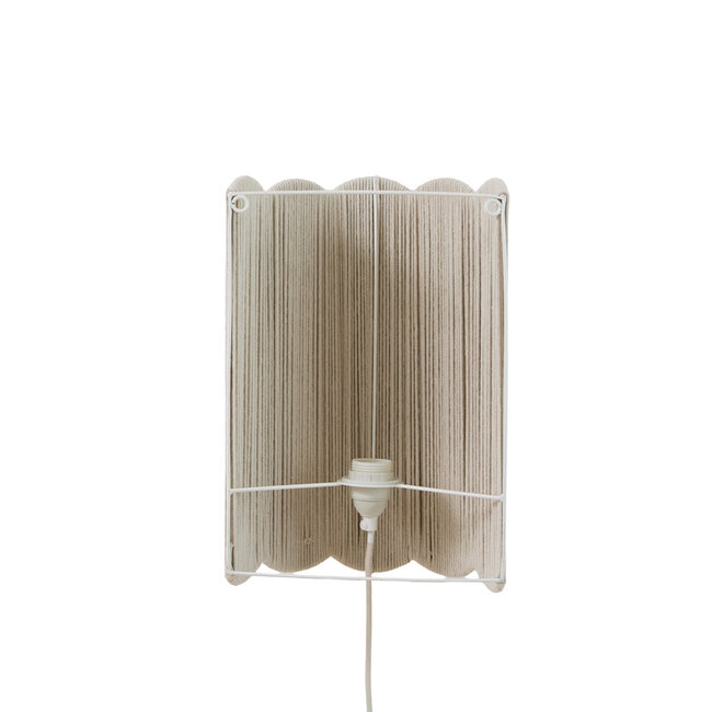 Light en Living Wandlamp 26,5x15x40 cm SIVA crème
